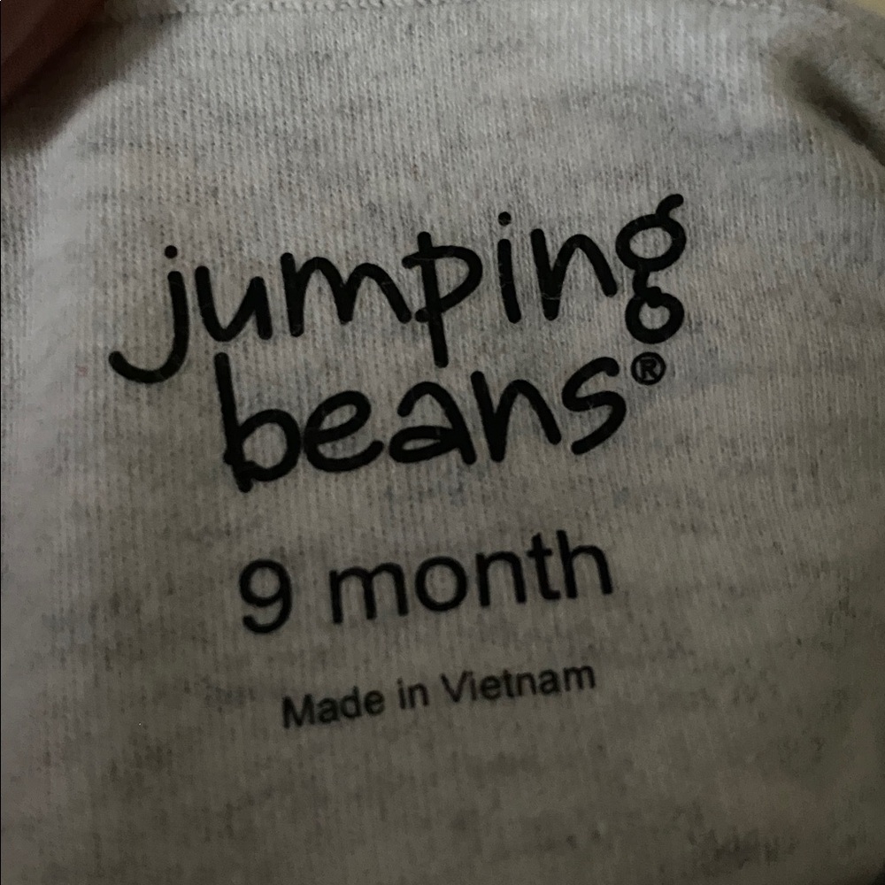 Ralph Lauren Baby Cream Khaki Shorts & Jumping Bean Numbers Onsie SZ 9M - Picture 9 of 11